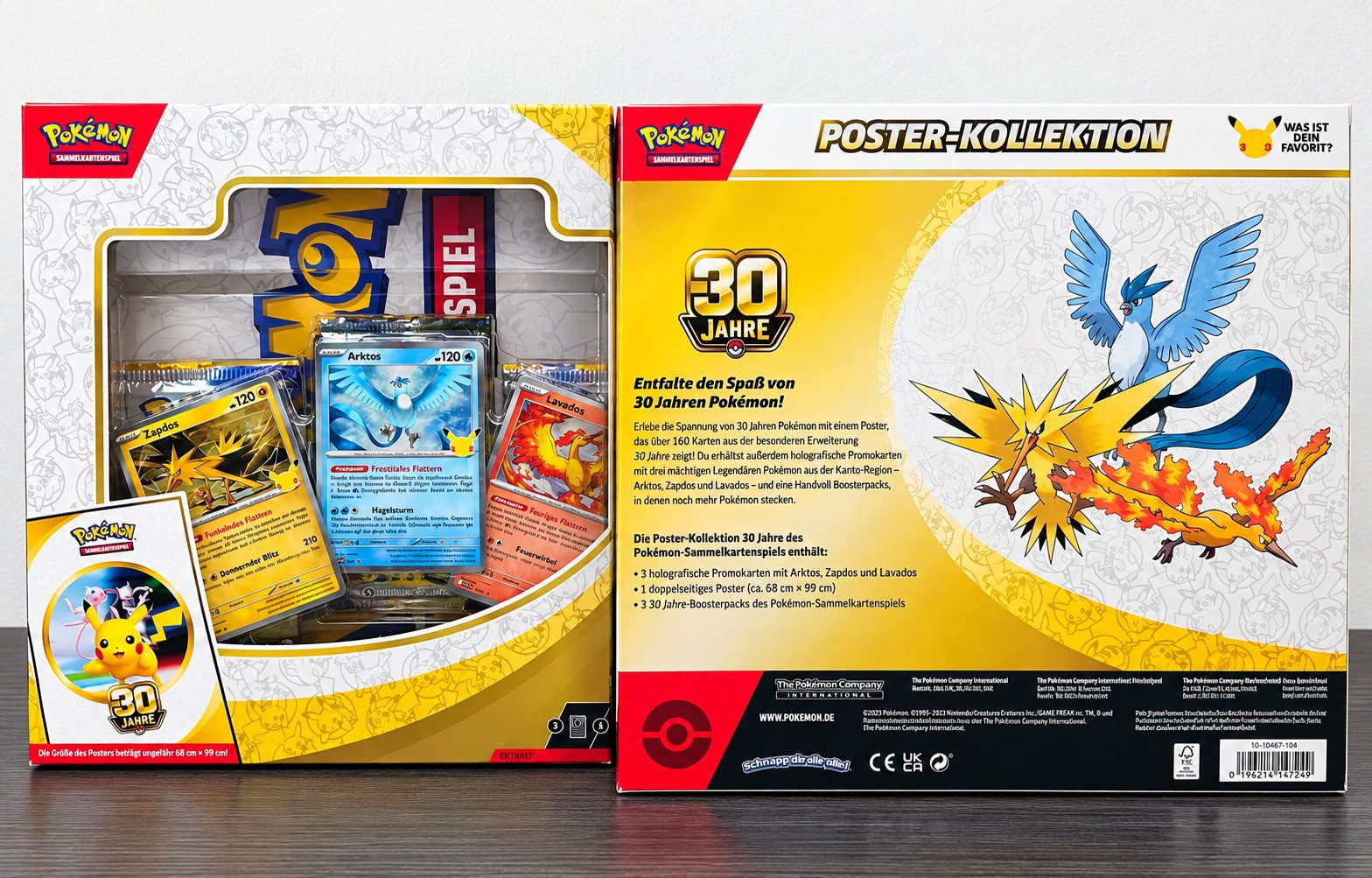 Pokémon-Sammelkartenspiel: Poster-Kollektion 30 Jahre